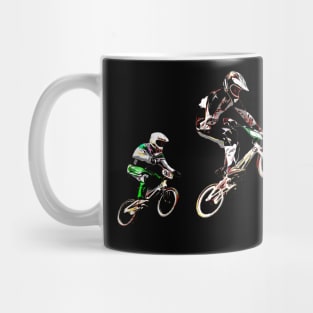 BMX bar turn jump Mug